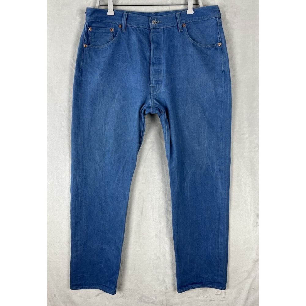 Levis 501 XX Jean Men 38x34 Fit(36x33)Blue Original Fit Button Fly Straight Leg